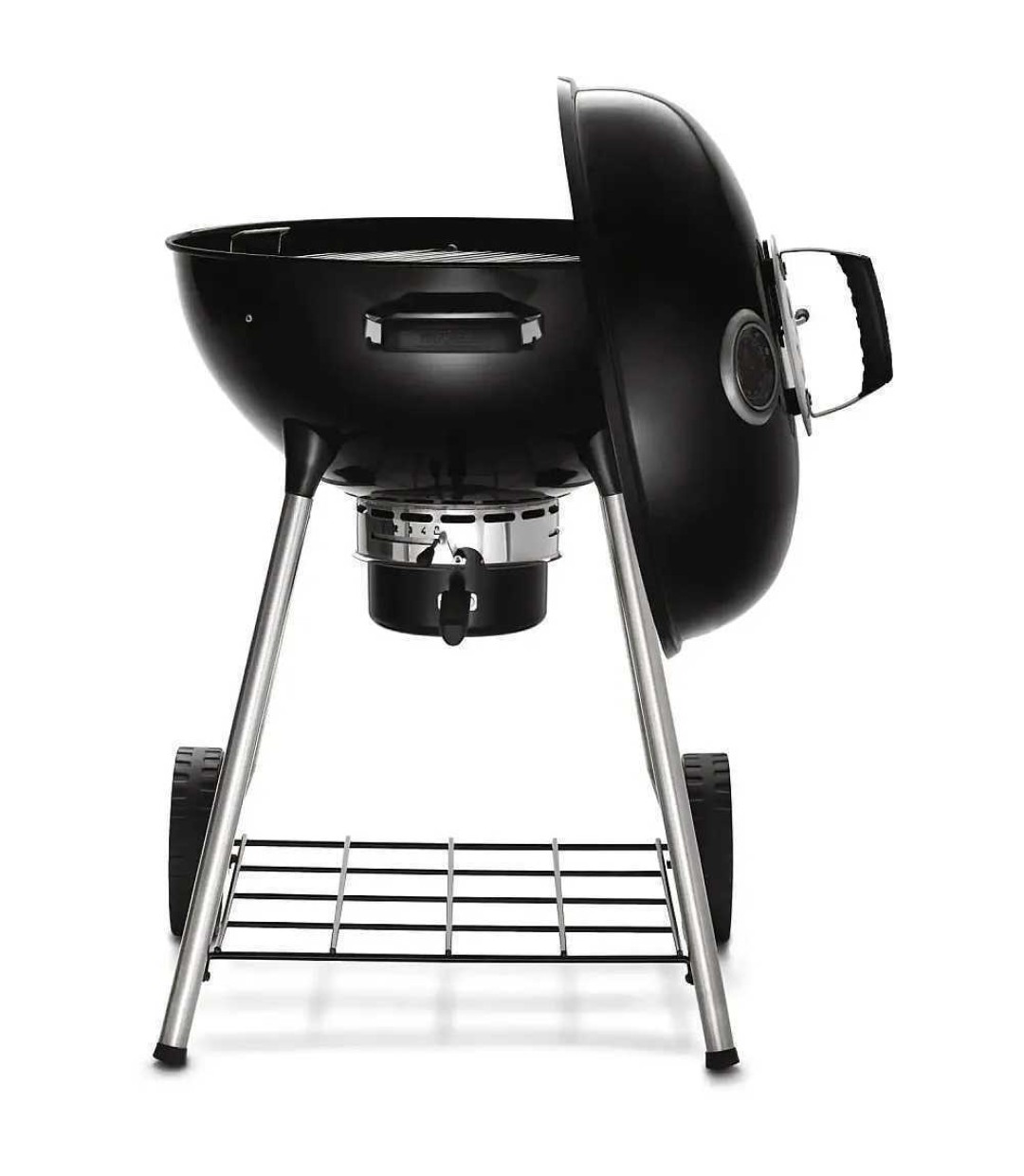  Napoleon Nk22kleg3 Ανοξείδωτη Ψησταριά Κάρβουνου Kettle με Καπάκι και Θερμόμετρο 57x57εκ. 