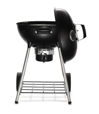  Napoleon Nk22kleg3 Ανοξείδωτη Ψησταριά Κάρβουνου Kettle με Καπάκι και Θερμόμετρο 57x57εκ. 