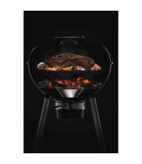  Napoleon Nk22kleg3 Ανοξείδωτη Ψησταριά Κάρβουνου Kettle με Καπάκι και Θερμόμετρο 57x57εκ. 