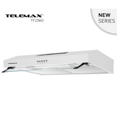 Απορροφητήρας Κουζίνας Ελεύθερος 60cm Telemax TF2360 Λευκό 