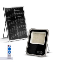 Bormann BLF2650 Ηλιακός Προβολέας LED 300W Ψυχρό Λευκό 6500K με Φωτοκύτταρο και Τηλεχειριστήριο 049258