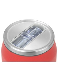 Estia Travel Cup Save the Aegean Ανακυκλώσιμο Ποτήρι Θερμός Ανοξείδωτο / Πλαστικό BPA Free 500ml Olympiakos BC με Καλαμάκι 00-27117