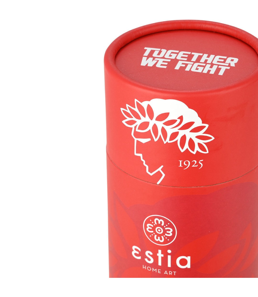 Estia Travel Cup Save the Aegean Ανακυκλώσιμο Ποτήρι Θερμός Ανοξείδωτο / Πλαστικό BPA Free 500ml Olympiakos BC με Καλαμάκι 00-27117