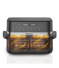 Rohnson Air Fryer με Διπλό Αποσπώμενο Κάδο 11.5lt Γκρι R-2881
