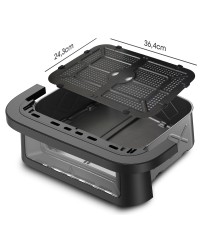 Rohnson Air Fryer με Διπλό Αποσπώμενο Κάδο 11.5lt Γκρι R-2881