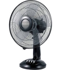Telemax WLTF-1203 Επιτραπέζιος Ανεμιστήρας 40W Διαμέτρου 30cm Μαύρος Κωδικός: 30-1203 