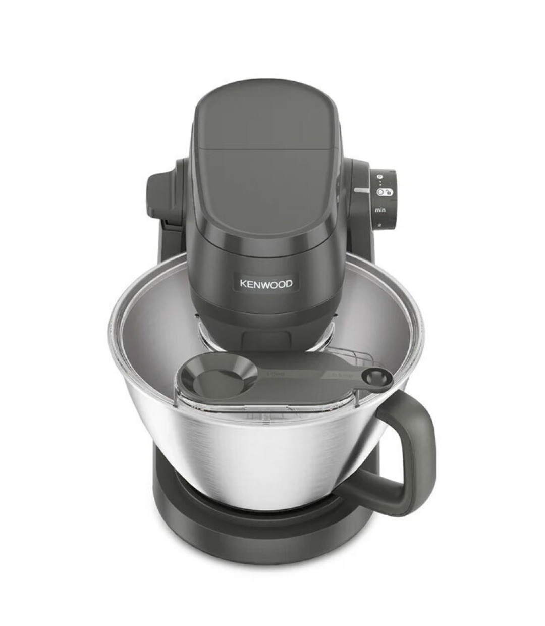  Kenwood Κουζινομηχανή KHC 30.050 GY KW 1000W με Ανοξείδωτο Κάδο 1.7lt 