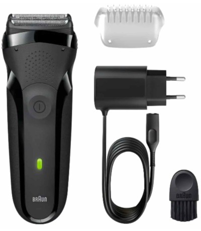 Braun Series 3 300S Περιστρεφόμενη Ξυριστική Μηχανή Προσώπου Επαναφορτιζόμενη