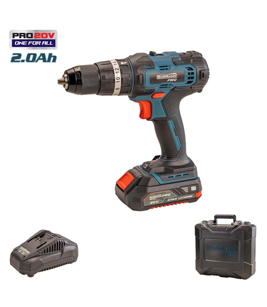 Bormann Pro Κρουστικό Δραπανοκατσάβιδο Μπαταρίας Brushless 20V  BBP 3050 078616