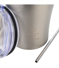 Estia Coffee Mug Save The Aegean Ανακυκλώσιμο Ποτήρι Θερμός Ανοξείδωτο BPA Free 350ml Steel Flow με Καλαμάκι 01-31855