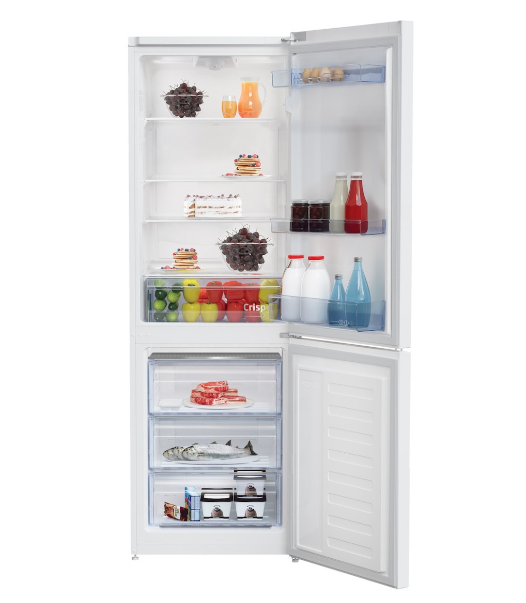  Beko Ψυγειοκαταψύκτης 300lt Υ185.1xΠ59.5xΒ59.2εκ. Λευκός RCSA330K40WN 