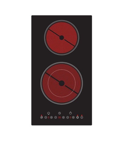 Princess Domino PS 33300 Κεραμική Εστία Αυτόνομη με Λειτουργία Κλειδώματος 29x54εκ.