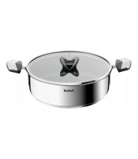 Tefal Emotion Σωτέζα από Ανοξείδωτο Ατσάλι με Καπάκι με Αντικολλητική Επίστρωση 26cm