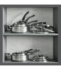 Tefal Emotion Σωτέζα από Ανοξείδωτο Ατσάλι με Καπάκι με Αντικολλητική Επίστρωση 26cm