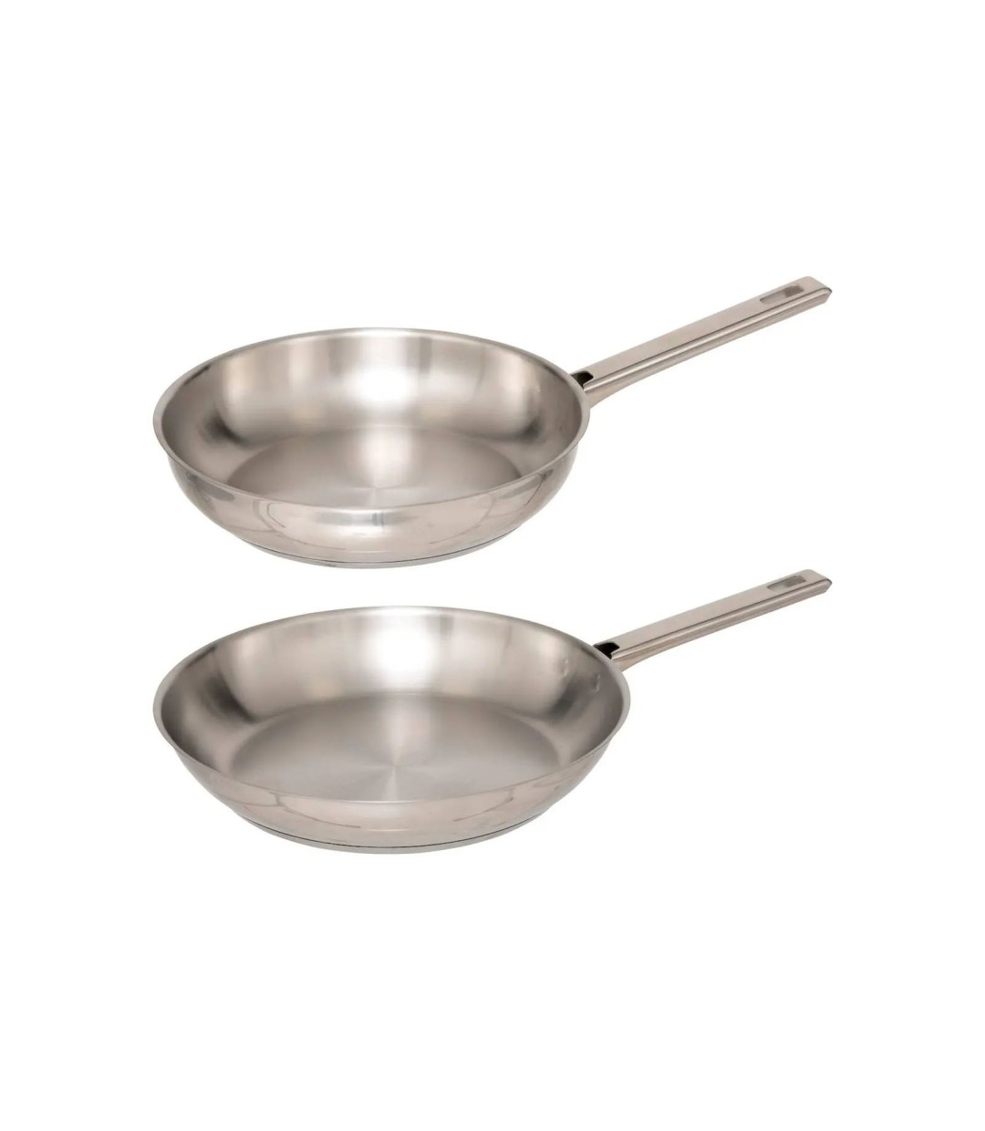 5Five Σετ Τηγάνια από Ανοξείδωτο Ατσάλι με Αντικολλητική Επίστρωση 2τμχ 24cm/28cm