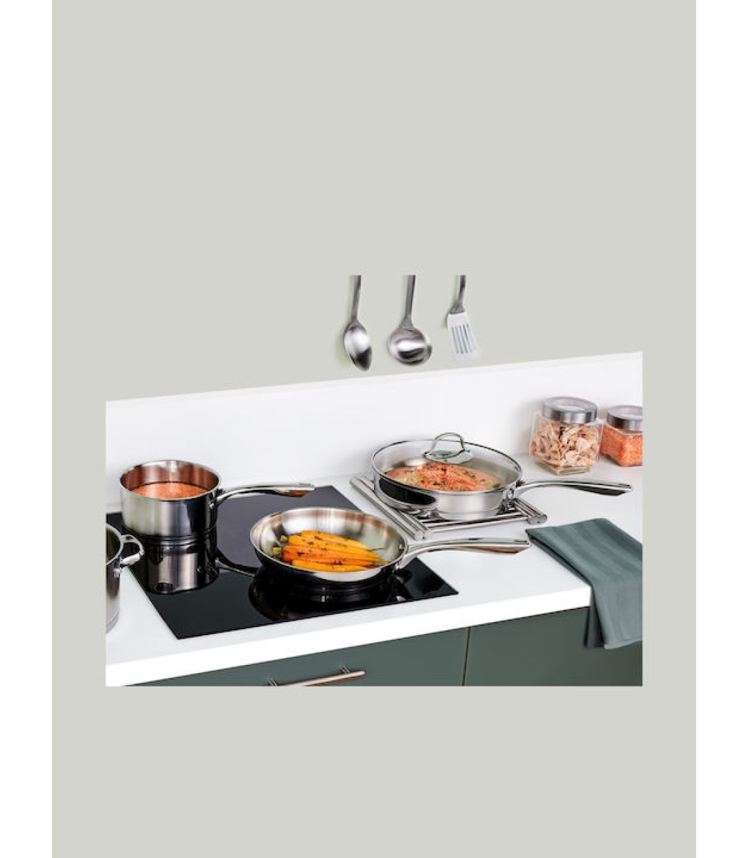  5Five Resilience Τηγάνι από Ανοξείδωτο Ατσάλι 26cm 