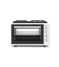  Davoline Urban Chef 3702 Ηλεκτρικό Φουρνάκι 37lt με 2 Εστίες WHITE