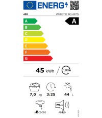 AEG LTR8E373E Πλυντήριο Ρούχων Άνω Φόρτωσης 7kg 1300 Στροφών ProSteam 913143776