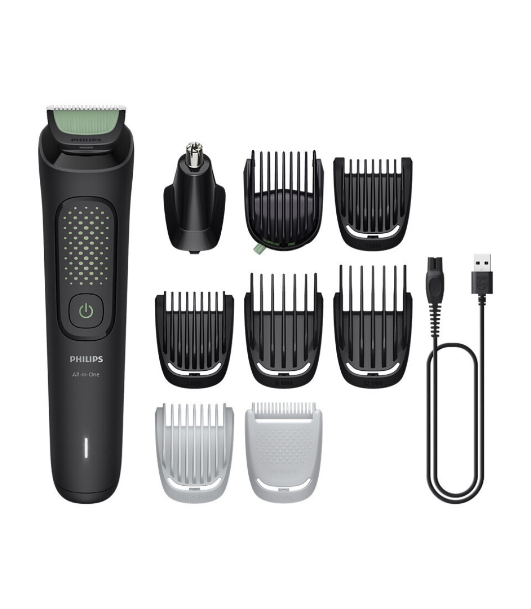 Philips Hair Trimmer Κουρευτική Μηχανή Ρεύματος Μαύρη MG3945 