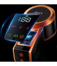 Izzy IZ-4007 Επαναφορτιζόμενη Σκούπα 2 σε 1 Stick & Χειρός 25.9V Πορτοκαλί