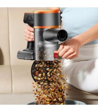 Izzy IZ-4007 Επαναφορτιζόμενη Σκούπα 2 σε 1 Stick & Χειρός 25.9V Πορτοκαλί