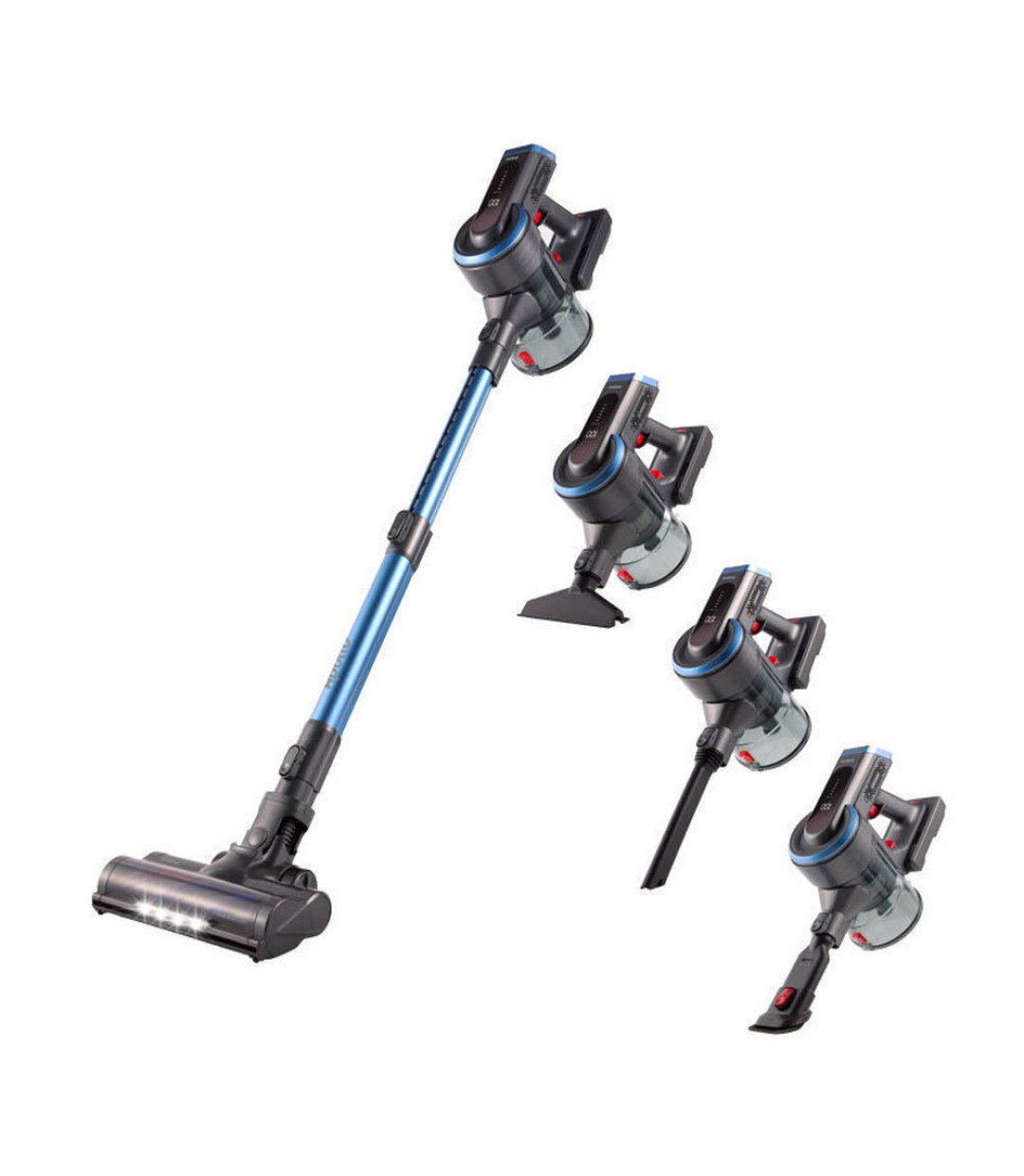 Primo PRVC-40484 Επαναφορτιζόμενη Σκούπα 2 σε 1 Stick & Χειρός 25.9V Μπλε