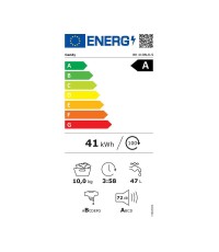 Candy ProWash 500 Πλυντήριο Ρούχων 10kg με Τεχνολογία Ατμού 1400 Στροφών Proactive BR 410BL8-S