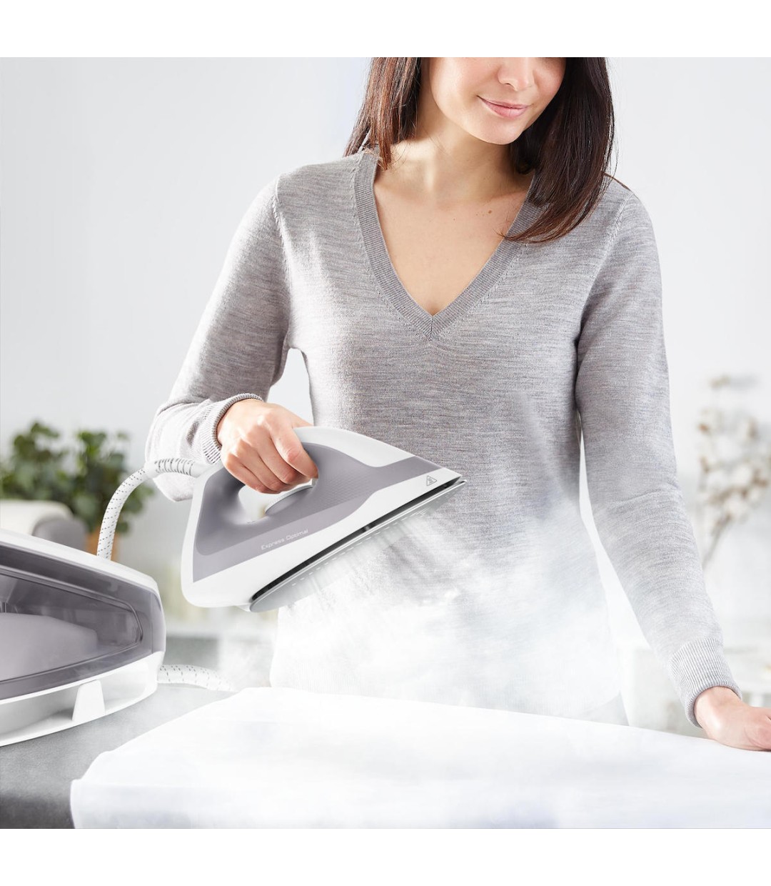 Tefal Express Optimal SV 4111 Σύστημα Σιδερώματος Πίεσης 5.3bar με Δοχείο 1.2lt