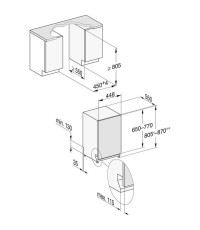 Miele G 5990 SCVI Πλήρως Εντοιχιζόμενο Πλυντήριο Πιάτων με Wi-Fi για 9 Σερβίτσια Π44.8xY80.5εκ.