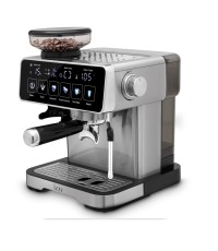  Izzy Iz-6026 Αυτόματη Μηχανή Espresso 1500W Πίεσης 20bar με Μύλο Άλεσης Καφέ 