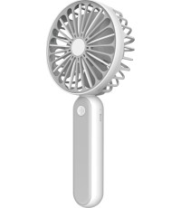  Platinet Ανεμιστηράκι Χειρός USB Επαναφορτιζόμενο 1200mAh 3W 1200mAh Γκρι PRDF6108 45246 