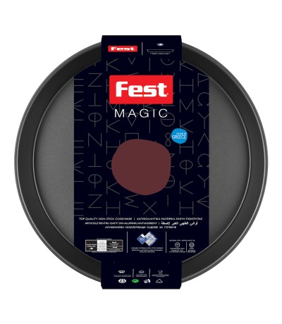 Fest Magic Ταψί Στρογγυλό Αλουμινίου με Αντικολλητική Επίστρωση 34cm