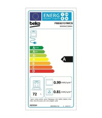  Beko Κουζίνα 65lt με Εστίες Φυσικού Αερίου & Ρεύματος Π60εκ. Λευκή 
