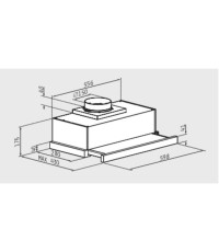 Pyramis PTC63413BG Συρόμενος Απορροφητήρας 60cm Μαύρος με Wi-Fi