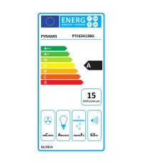 Pyramis PTC63413BG Συρόμενος Απορροφητήρας 60cm Μαύρος με Wi-Fi