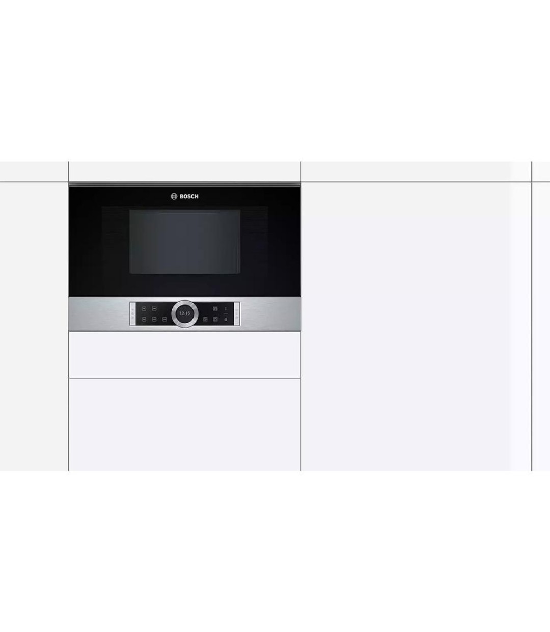 Bosch BFR634GS1 Εντοιχιζόμενος Φούρνος Μικροκυμάτων 21lt Inox