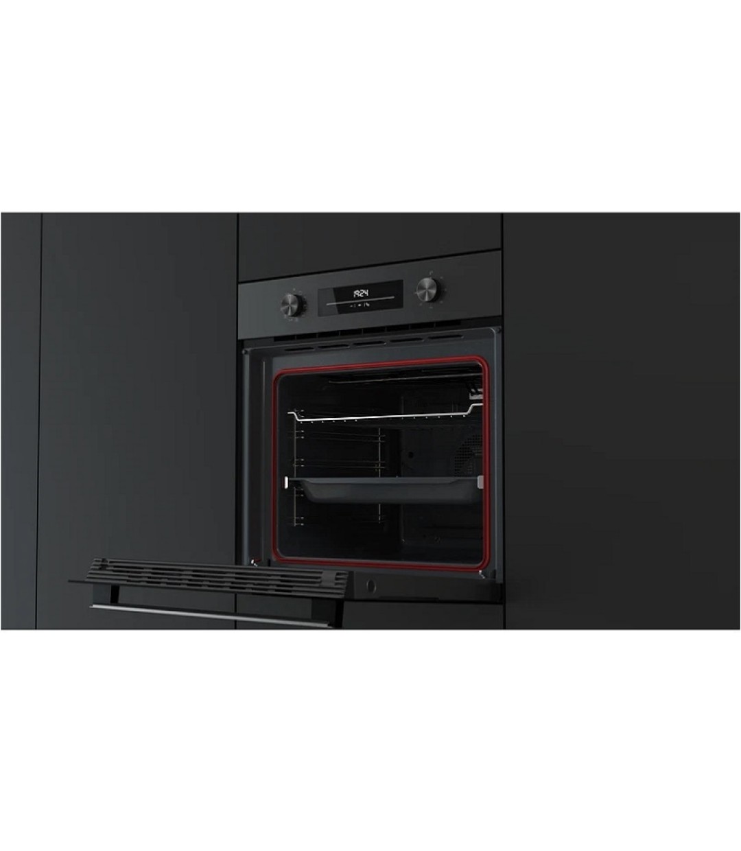 Teka Φούρνος άνω Πάγκου 70lt Π59.5εκ. Μαύρος Κωδικός: HSB 6350 FBK 