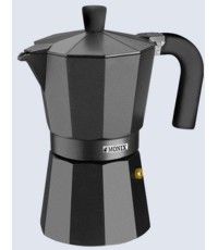  Monix Vitro Μπρίκι Espresso 3cups Μαύρο M640003