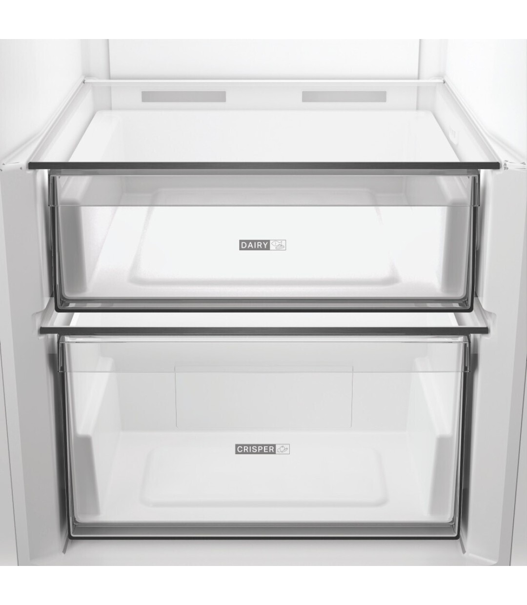Whirlpool Εντοιχιζόμενο Ψυγείο Συντήρησης 365lt NoFrost Υ186.5xΠ59.7xΒ70.9εκ. Inox WHMLF 6442 XP4E 