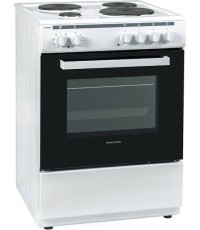  United Κουζίνα ufc-68263 65lt με Εμαγιέ Εστίες Π60εκ. Λευκή 