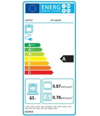  United Κουζίνα ufc-68263 65lt με Εμαγιέ Εστίες Π60εκ. Λευκή 