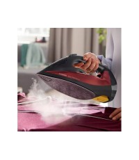  Philips Azur HD 7022/40 Σίδερο Ατμού 2800W με Αντικολλητική Πλάκα και Συνεχόμενη Παροχή Ατμού 50gr/min Black/Red 