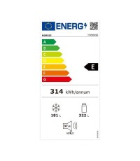 Morris Ψυγείο Ντουλάπα 503lt Total NoFrost Υ176.8xΠ92xΒ63εκ. Inox T74506ESN