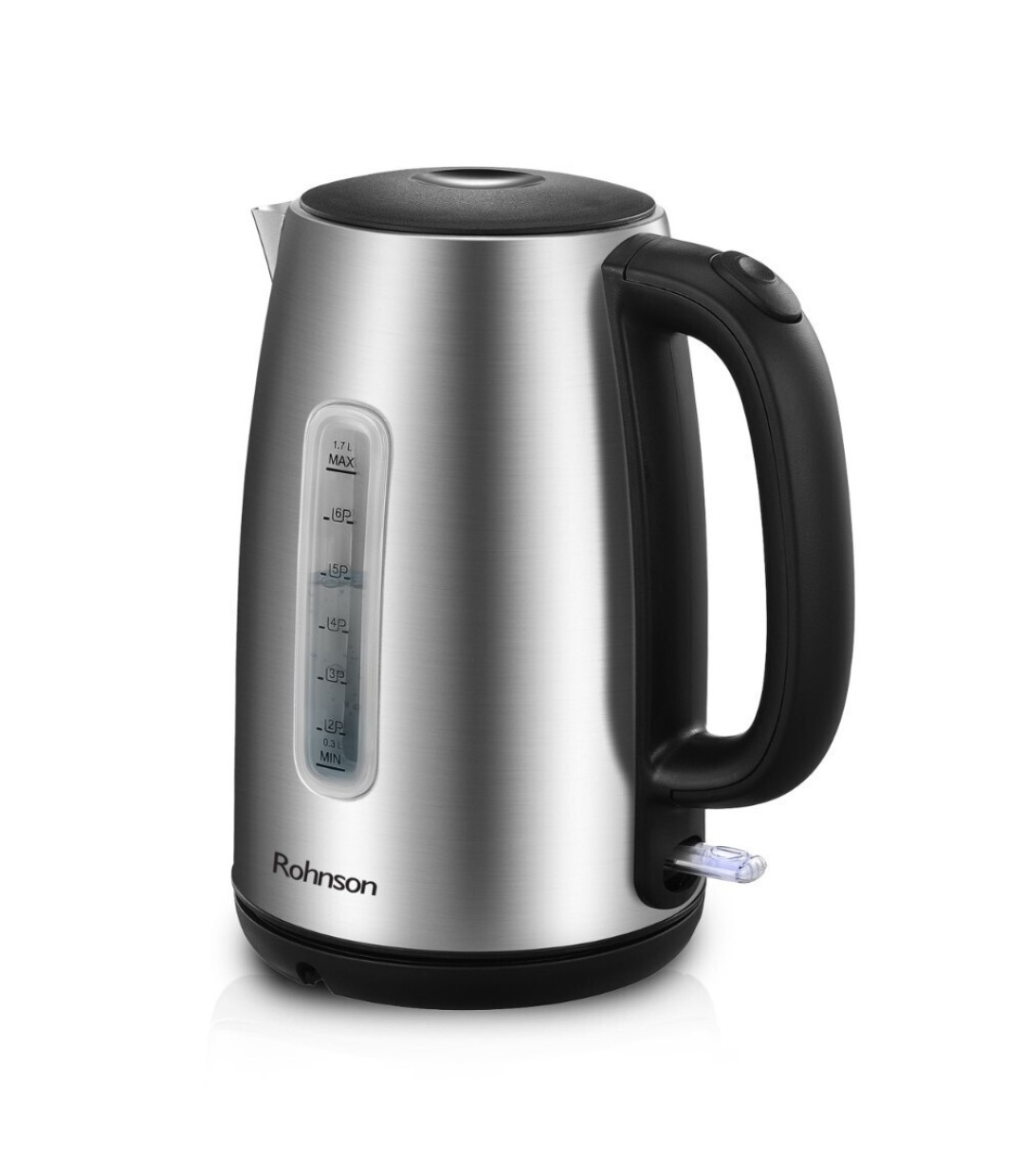  Rohnson R-7616 Βραστήρας 1.7lt 2200W Ασημί 