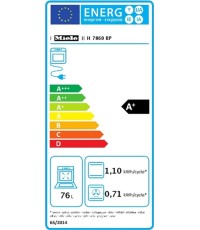 Miele H 7860 BP D OBSW  Φούρνος άνω Πάγκου 76lt Π59.5εκ. Μαύρος