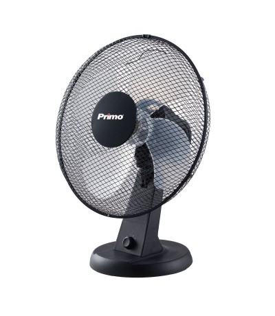 Primo PRTF-80593 Επιτραπέζιος Ανεμιστήρας 50W Διαμέτρου 40cm Μαύρος 