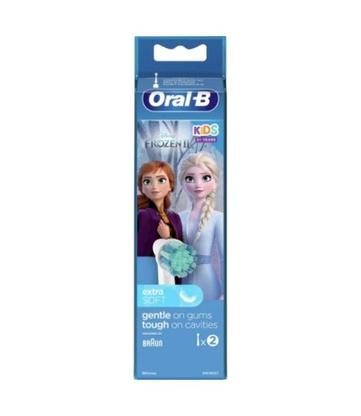 Oral B Kids Frozen Ανταλλακτικές Κεφαλές Παιδικής Ηλεκτρικής Οδοντόβουρτσας 2 Τεμάχια