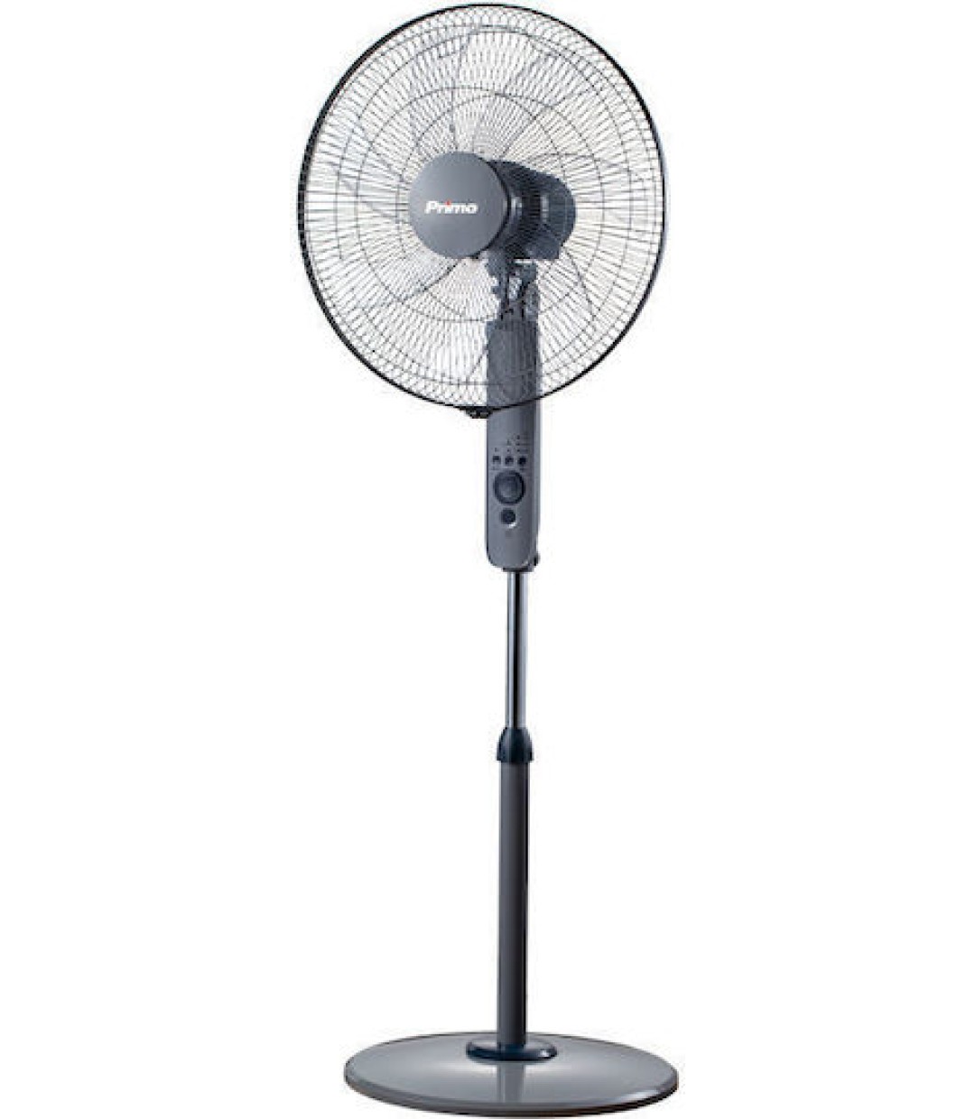  Primo Prsf-80656 Ανεμιστήρας Ορθοστάτης 65W Διαμέτρου 45.72cm με Τηλεχειριστήριο Γκρι 