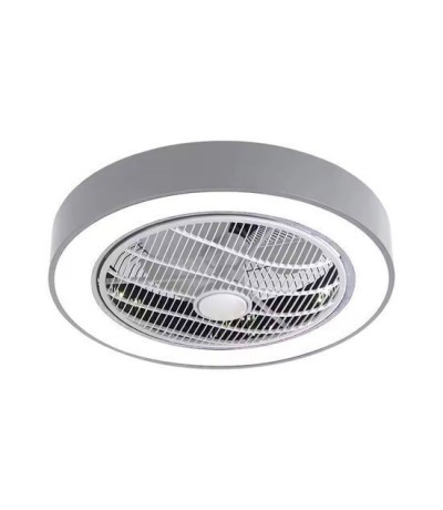  Primo PRCF-80670 Ανεμιστήρας Οροφής 48.26cm με Φως και Τηλεχειριστήριο Λευκός 
