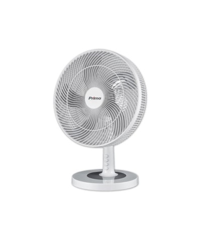 Primo PRTF-80708 Επιτραπέζιος Ανεμιστήρας 50W Διαμέτρου 40.64cm Λευκός 